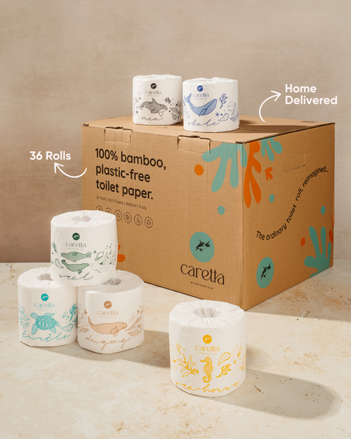 100% Bamboo 3-Ply Toilet Paper – 36 Rolls, Tree-Free & Biodegradable