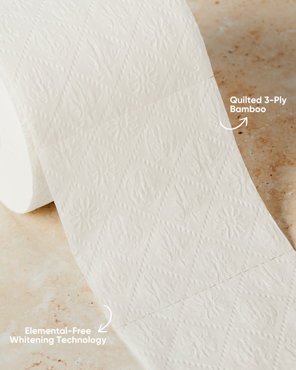 100% Bamboo 3-Ply Toilet Paper – 36 Rolls, Tree-Free & Biodegradable