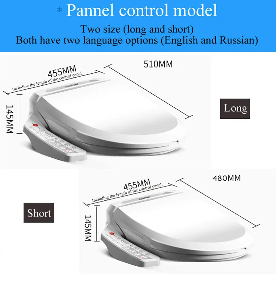 Ecofresh smart toilet seat cover electronic bidet cover clean dry seat heating wc intelligent toilet seat cover child seat