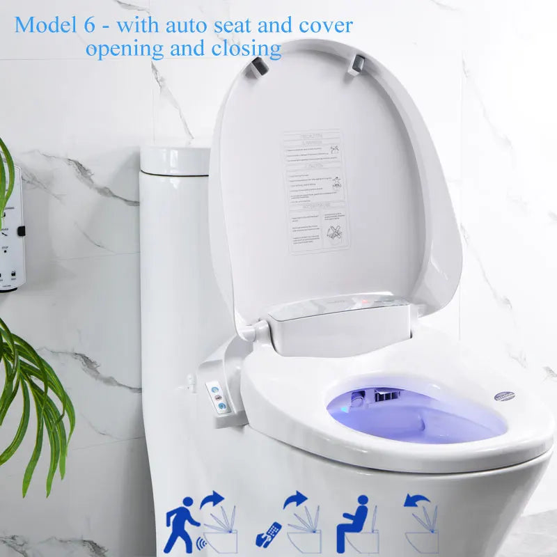 Ecofresh smart toilet seat cover electronic bidet cover clean dry seat heating wc intelligent toilet seat cover child seat