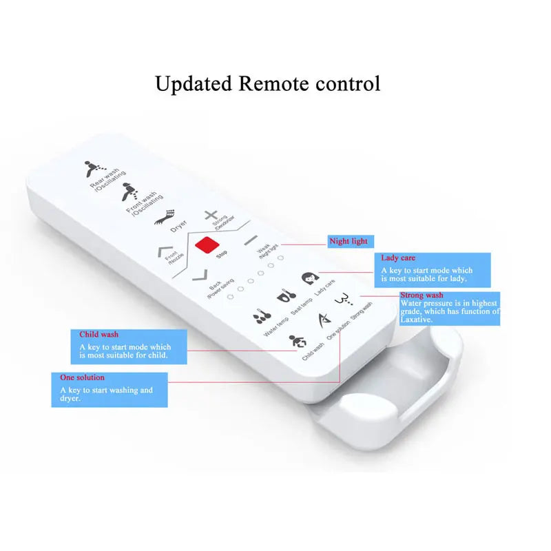 Ecofresh smart toilet seat cover electronic bidet cover clean dry seat heating wc intelligent toilet seat cover child seat