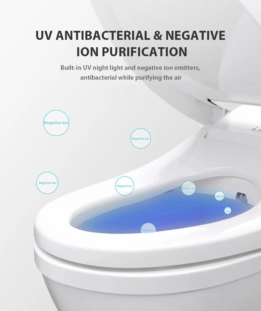 Ecofresh smart toilet seat cover electronic bidet cover clean dry seat heating wc intelligent toilet seat cover child seat