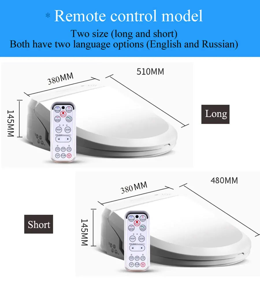 Ecofresh smart toilet seat cover electronic bidet cover clean dry seat heating wc intelligent toilet seat cover child seat