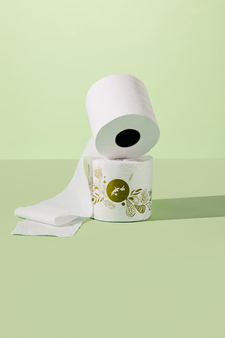 100% Recycled 2-Ply Toilet Paper – 36 Rolls, Plastic-Free