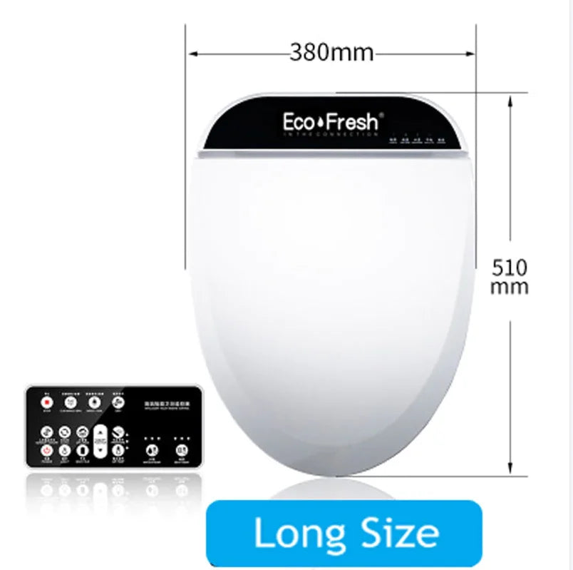 Ecofresh smart toilet seat cover electronic bidet cover clean dry seat heating wc intelligent toilet seat cover child seat