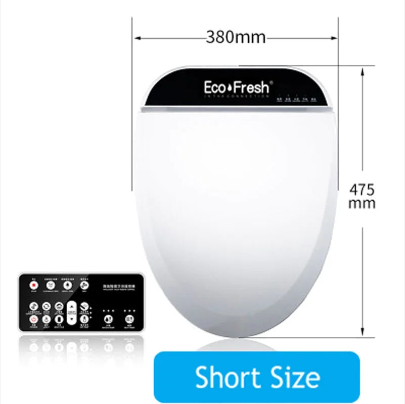 Ecofresh smart toilet seat cover electronic bidet cover clean dry seat heating wc intelligent toilet seat cover child seat