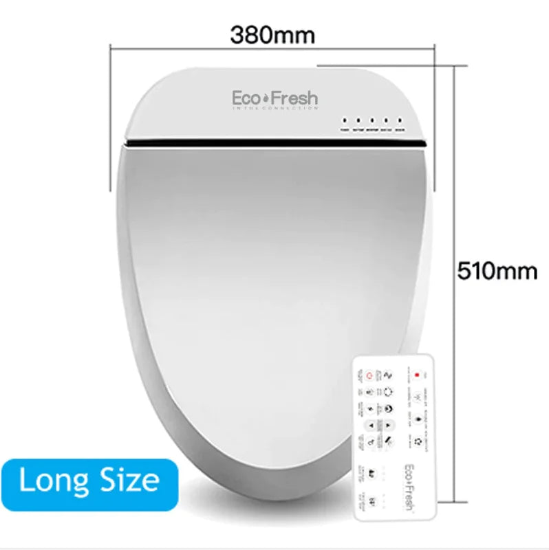 Ecofresh smart toilet seat cover electronic bidet cover clean dry seat heating wc intelligent toilet seat cover child seat