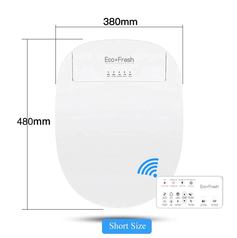 Ecofresh smart toilet seat cover electronic bidet cover clean dry seat heating wc intelligent toilet seat cover child seat