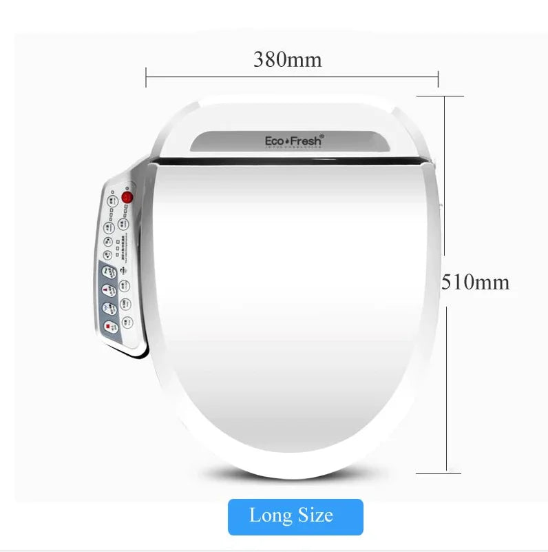 Ecofresh smart toilet seat cover electronic bidet cover clean dry seat heating wc intelligent toilet seat cover child seat