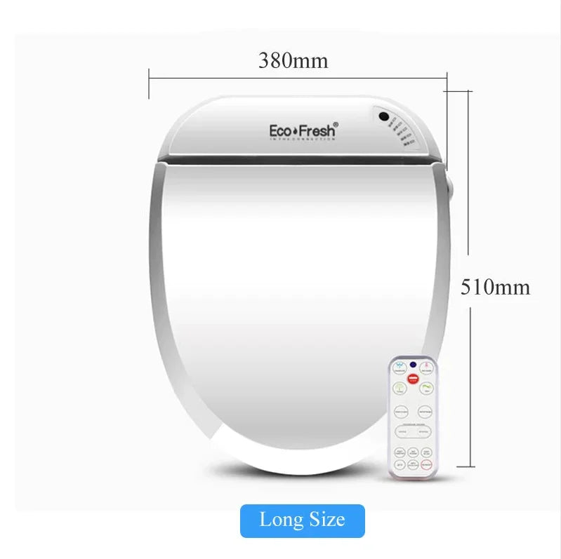 Ecofresh smart toilet seat cover electronic bidet cover clean dry seat heating wc intelligent toilet seat cover child seat